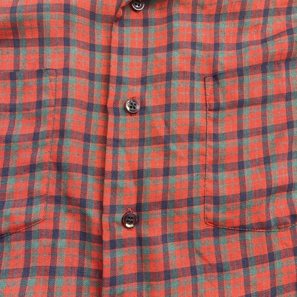 Vintage Campus Button Up Shirt size M medium 1990 Poly Cotton - Picture 3 of 7